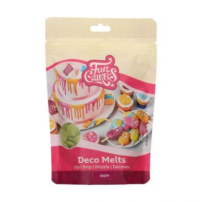 FunCakes Deco Melts - Grüner Apfel-Geschmack 250g