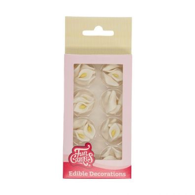 FunCakes Zucker Dekorationen - Blumen Weiß Calla Lilie