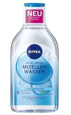 Nivea Hydra Skin Effect Mizellenwasser, 400 ml - Sanfte Reinigung