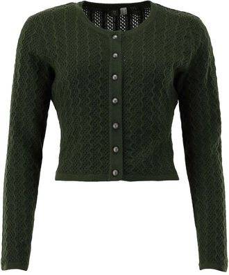 Strickjacke Johanna Damen oliv