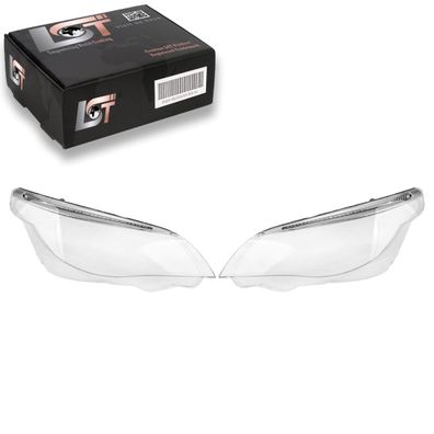 2x Scheinwerfer Glas Streuscheibe links rechts Set für BMW 5er E60 E61 2007-2010