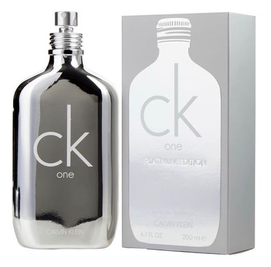 Calvin Klein CK One Platinum Edition Eau de Toilette Spray für Herren - 200 ml