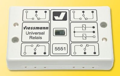 Viessmann 5551 Universal-Relais 1 x 4UM allgemein