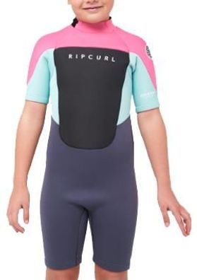 RIP CURL Kids Neoprenanzug Omega Girls BZ Spring 2mm Blue/pink - Größe