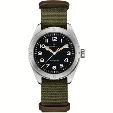 Hamilton - H70315931 - Khaki Field Mechanische Unisex-Uhr