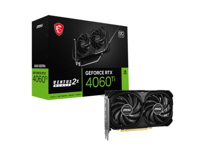 MSI RTX4060 TI Ventus 2X Black E1 OC 8GB GDDR6 HDMI 3xDP