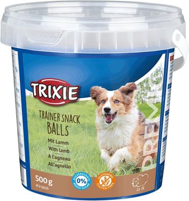 TRIXIE 31806 Premio Trainer Snack mit Lammfleisch 500g (1er Pack) Hunde-Leckerli