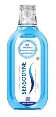 Sensodyne Cool & Fresh Mundspülung, 500ml - Alkoholfreie Mundhygiene