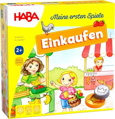 HABA 302781 Meine ersten Spiele â€? Einkaufen, Spiel ab 2 Jahren aus Holz, Kinder