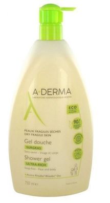 A-derma Duschgel Ultra Reichhaltig 750ml P. FABRE