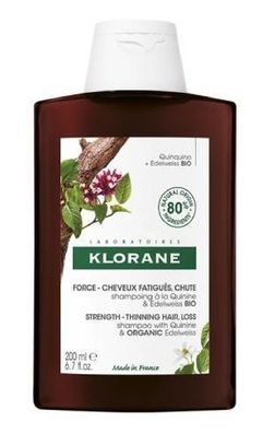 Klorane Shampoo Chinin Bio-Edelweiss 200ml