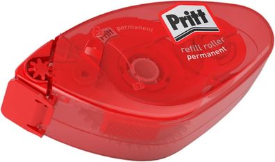 Pritt Kleberoller permanent nachfüllbar, 16m Länge, sofortige Klebekraft, Büro