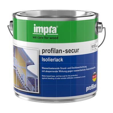 IMPRA Profilan Secur 0.75 LTR Isolierlack Isoliergrund Sperrgrund Holzschutz WEISS