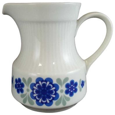 Milchkännchen 9 cm Mitterteich Form 870 Blumendekor blau-grau