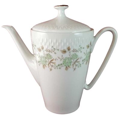 Kaffeekanne Edelstein Blumendekor Goldrand 24179 1,3 L