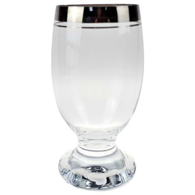 Bierglas H 16 cm Thomas Platinrand Transparent