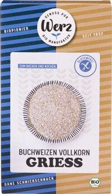 Naturkornmühle Werz Buchweizen Vollkorn Grieß, glutenfrei 250g