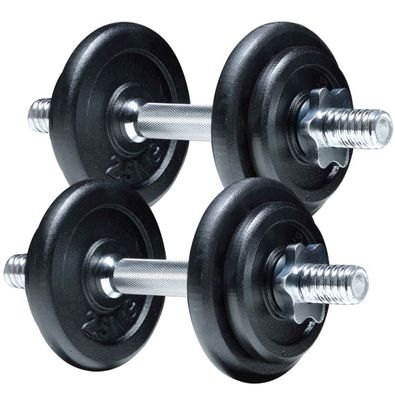 Fit´n Shape Verstellbare Hanteln 20kg, Eisenplatten