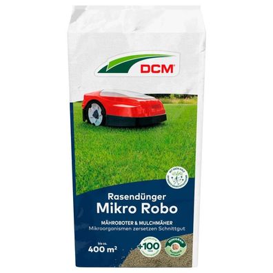 DCM Rasendünger Mikro Robo 20 kg Grün-Kalk