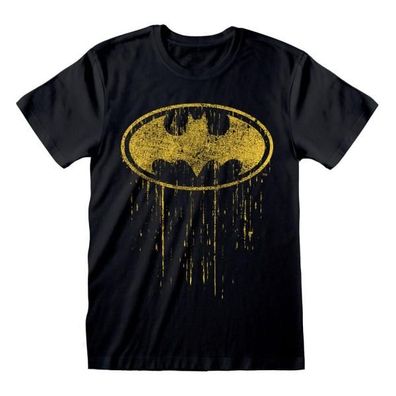 Batman T-Shirt Dripping Symbol Größe M