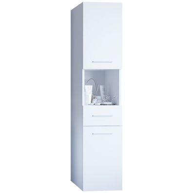 Badezimmer-Hochschrank LUPO LP1 weiß