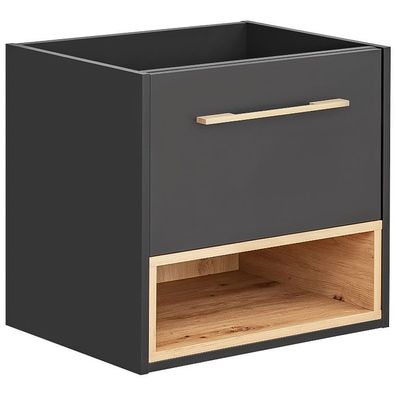 Waschbeckenschrank HILTON 820 grau / artisan eiche