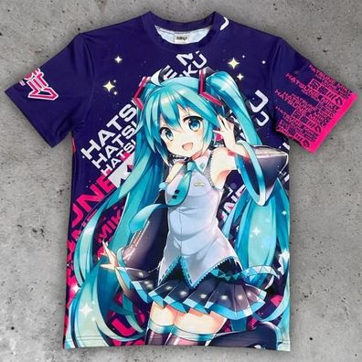 Hatsune Miku T-Shirt Expressive Vibes Größe S