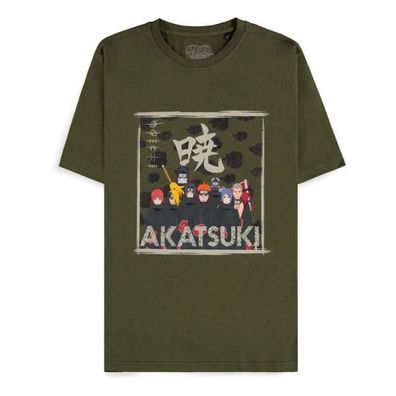 Naruto Shippuden T-Shirt Akatsuki Clan Größe XL