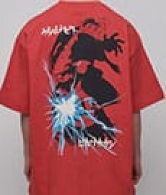 Naruto Shippuden T-Shirt Graphic Red Größe M