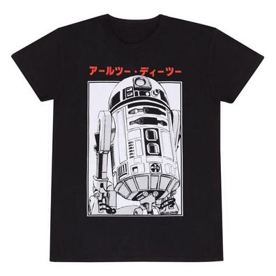 Star Wars T-Shirt R2D2 Katakana Größe S