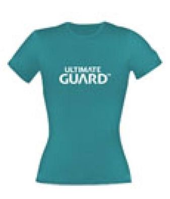 Ultimate Guard Girlie T-Shirt Wordmark Petrolblau Größe S