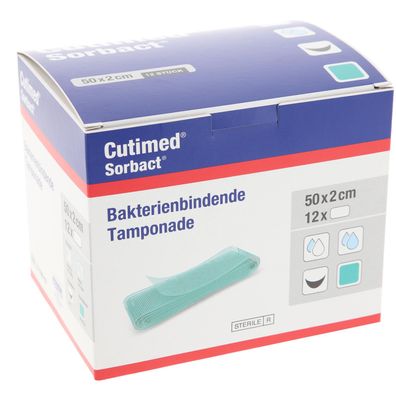 Cutimed Sorbact Tamponaden - Verschiedene Mengen & Maße