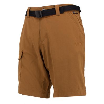 Jack Wolfskin Hoggar Shorts Kurze Hose Trekking mit Gürtel Braun 1503781-5129