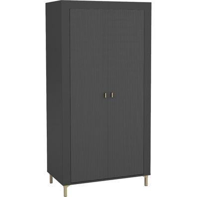 Kleiderschrank MOSSO 01 schwarz