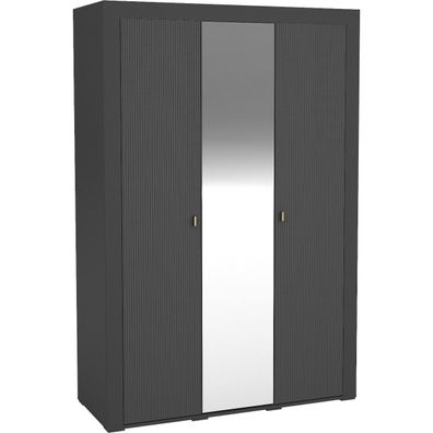 Kleiderschrank MOSSO 02 schwarz