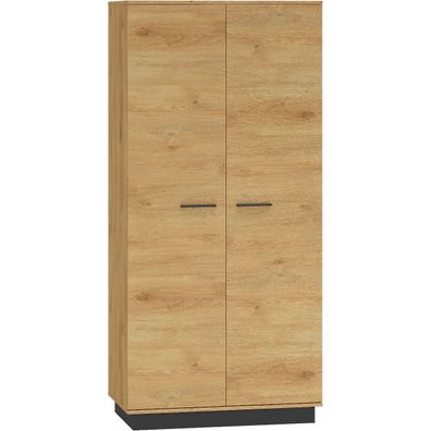 Kleiderschrank Desmond 01 stilvolle eiche