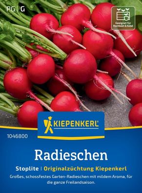 Radieschen Stoplite, schossfestes Garten-Radieschen - mildes Aroma - gesamte