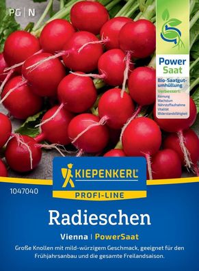 Radieschen Vienna, F1, PowerSaat, Große Knollen - gelingsicher im Anbau