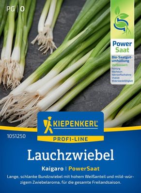 Lauchzwiebel Kaigaro, PowerSaat, lange, schlanke Bundzwiebel - gesamte