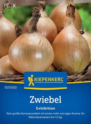 Zwiebel Exhibition, Sehr große Gemüsezwiebel - Rekordexemplare bis 1,5 kg