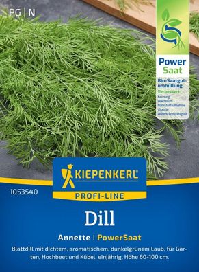 Dill Annette, PowerSaat, Blattdill mit dicktem, dunkelgrünen Laub - für