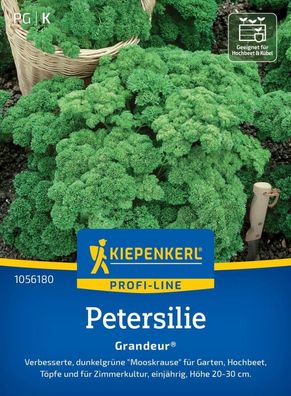 Petersilie Grandeur®, Verbesserte Mooskrause - für Garten, Hochbeet, Töpfe