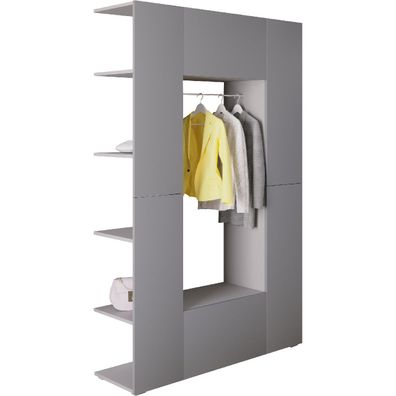 Garderobe CUBE grau / grafit