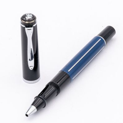 Pelikan R215 Metall Blau Rollerball-Pen Tintenschreiber