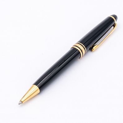 Montblanc Meisterstück 164 Classique Kugelschreiber Schwarz Gold Coated