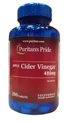 Apple Cider Vinegar, 480mg - 200 tabs