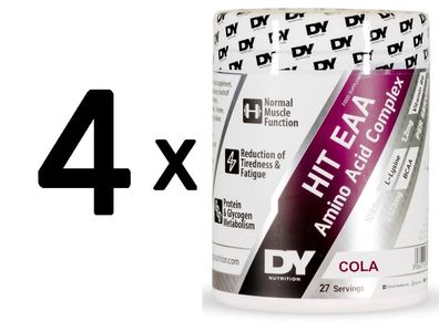 4 x HIT EAA Amino Acid Complex, Cola - 360g