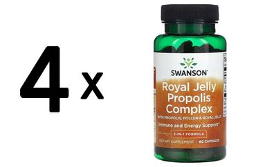 4 x Royal Jelly Propolis Complex - 60 caps