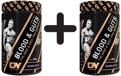 2 x Dorian Yates Blood and Guts, Bubble Gum - 380g