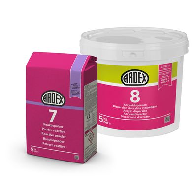 ARDEX 7 Reaktivpulver 5kg + ARDEX 8 Acrylatdispersion 5kg